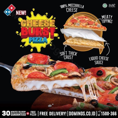 Food Review: Cheese Burst Pizza – Littlekat Story